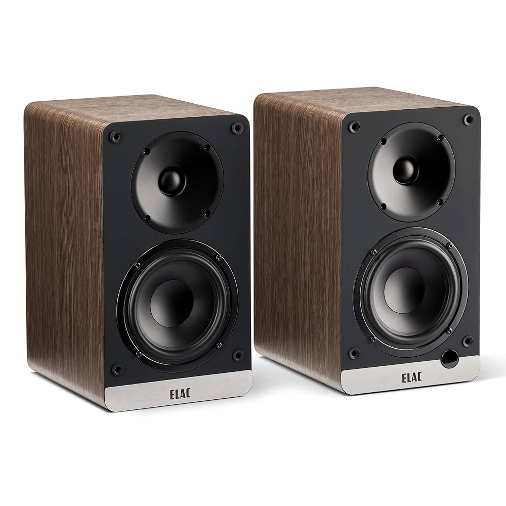 ELAC DEBUT ConneX スピーカー Amazon.com: ELAC Debut ConneX Powered Bookshelf Speakers